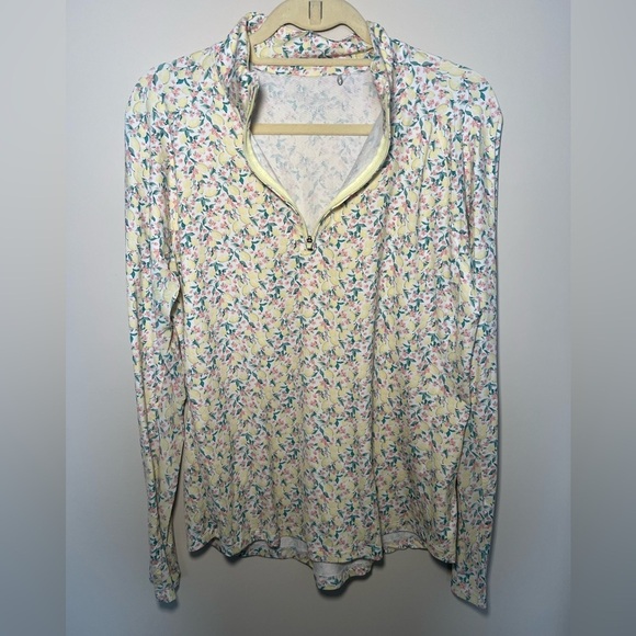 Walter Hagen UV protection 1/4 zip shirt size L Golf Athletic quarter ditzy - Picture 6 of 11